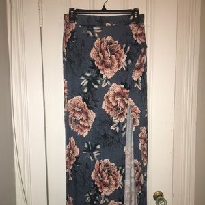 Charlotte Russe Floral Maxi Skirt